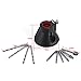6Pcs Fresas de fresado de madera HSS + 4pcs Broca+ taladro 1pc que talla el localizador rotatorio