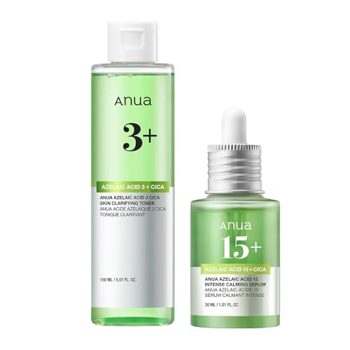 ANUA(�A�k�A)�A�[���C���_3CICA�X�L���N���A�g�i�[150ml+�A�[���C���_15�C���e���X�J�[�~���O�Z����30ml 2STEP�Z�b�g (���ϐ�+���e�t) cica �玉 �p�� �ь��P�A �X�[�W���O azelaic acid toner + serum