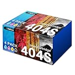Halloya 404S 404C Compatible Toner Cartridge Replacement for Samsung CLT-404S CLT-P404C CLT-K404S for Xpress SL C430 C430W C480 C480W C480FN C480FW (4 Pack)