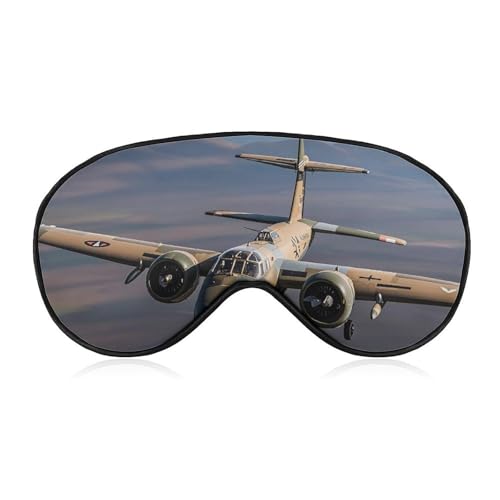 Cool Plane Sleep Mask Comfort Travel Eye Masks with Adjustable Elastic Strap Soft Funny Block Light...