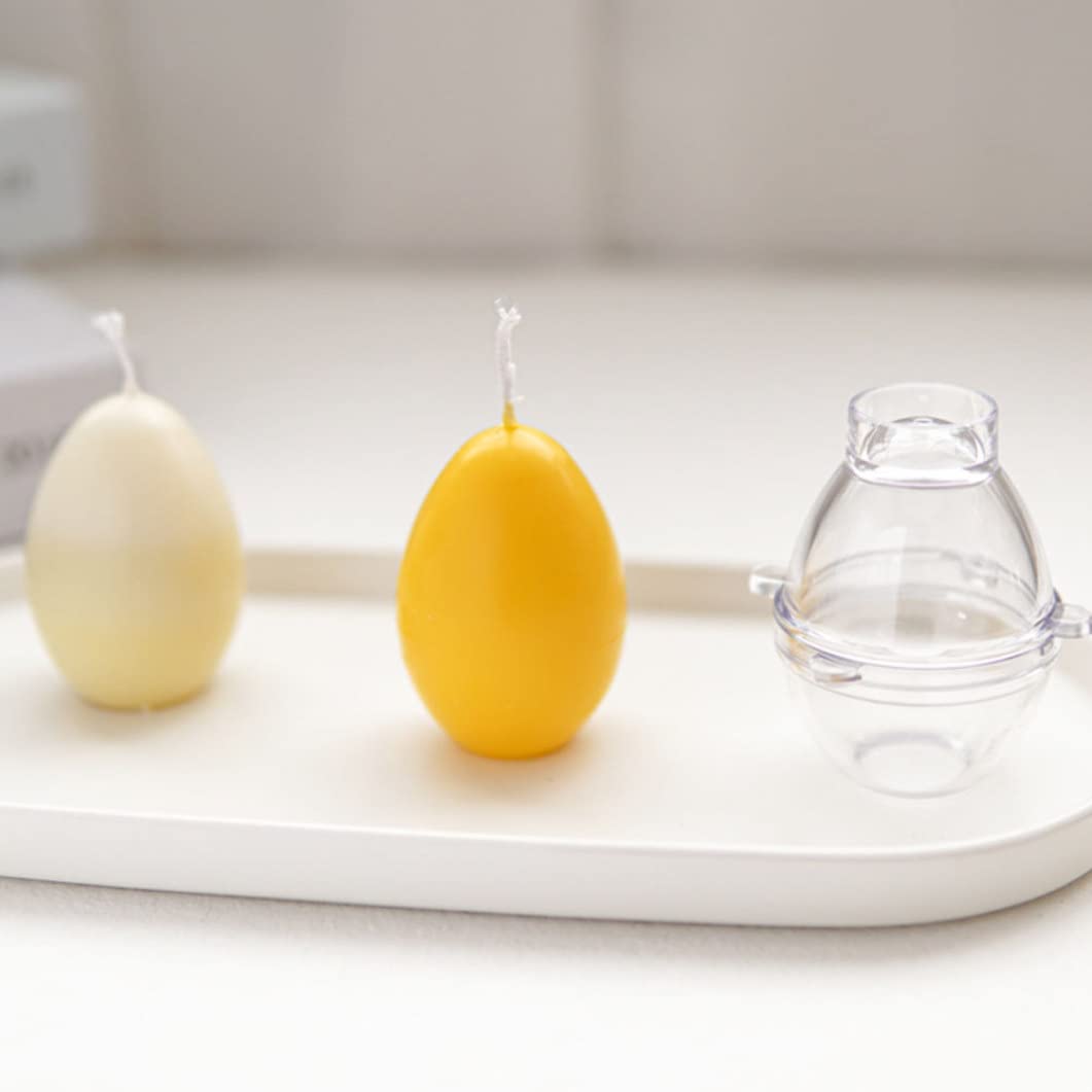 Świeca, 3D Jajko Kształt Formy Świec, Formy Silikonowe, Mydło Formy Formy Świec do Wytwarzania Świec, Przezroczyste Plastikowe Aromaterapia Formy DIY Rzemiosło Dokonywanie Formy na Dekoracje Wielkanoc