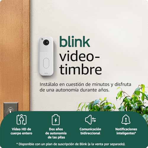 Miniatura 7 de Nuevo Sistema De Videotimbre Blink Vídeo Hd De Cuerpo Entero, Autonomía De Dos Años, Configuración Sencilla, Ip-65 Compatible Con Alexa Módulo De Sincronización Básico Incluido Blanco
