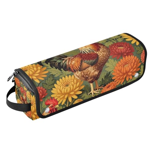 Bolsa de viaje para herramientas de cabello y tapete resistente al calor con cierre y gran capacidad, organizador para planchas, rizadores, secadores y accesorios miniatura 1