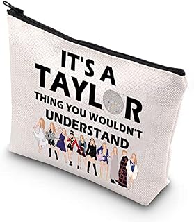 PLITI Music Lover Gift for Women Album Inspired Gift Singer Fan Gift It's A Taylor Thing You Wouldn't Understand Makeup Bag (It's A TaylorU)