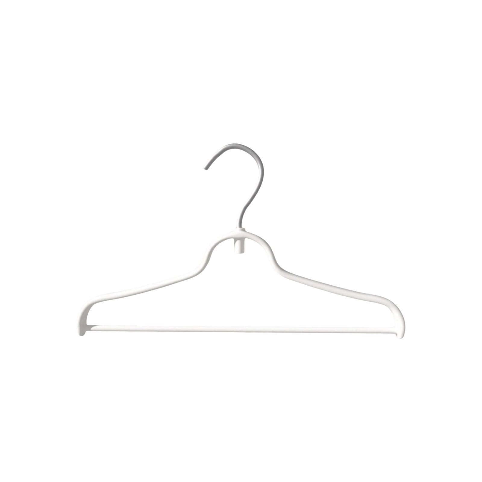 Grucce in plastica, grucce multifunzionali, grucce salvaspazio Compatible with la casa e il dormitorio(Wit,30 Pack)