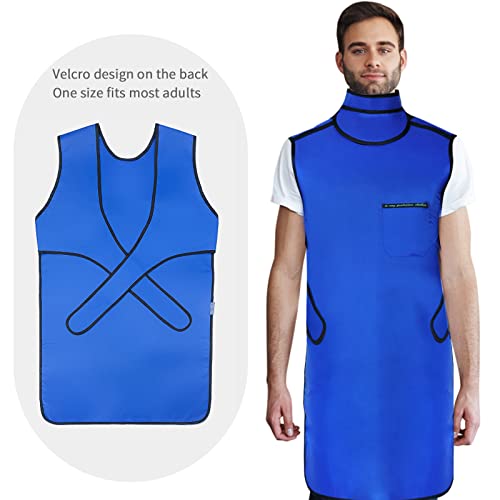 Image of 0.5mmPb X-Ray Apron with Thyroid Shield Collar, Dental Lead Shield