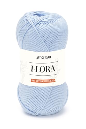 Art of Yarn 100% Cotton Mercerized Yarn Fine,...