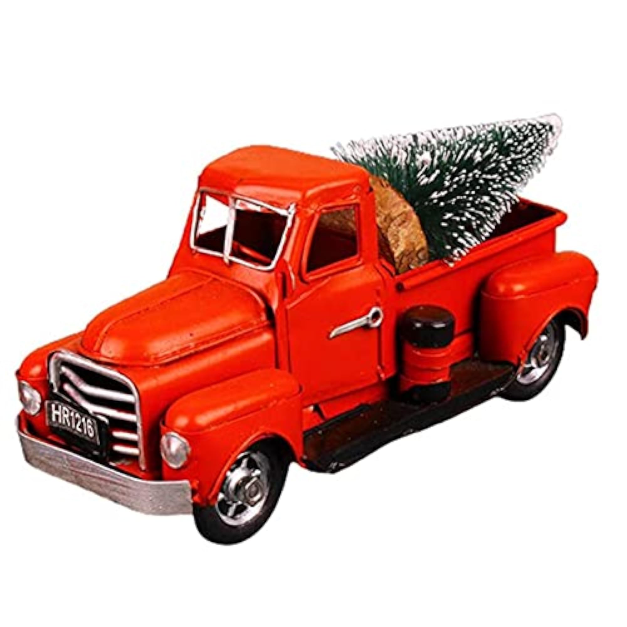 Christmas Classic Red Pickup Truck Table Top Ornament
