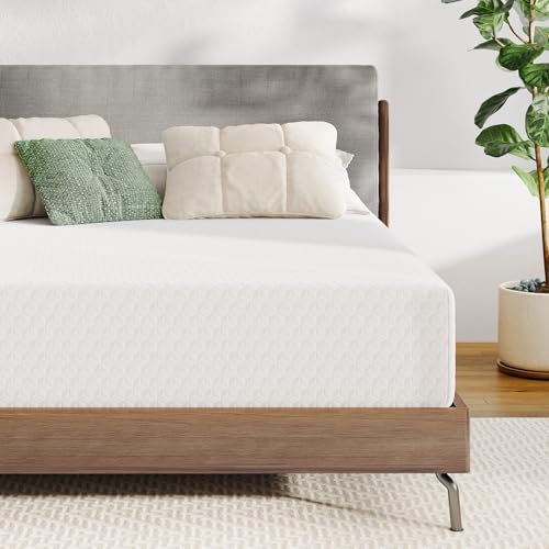 Novilla Twin Mattress, 10 Inch Memory Foam Mattress Twin Size with Comfort Foam for Pressure Relief & Fresh Cool Sleep,Removable Washable Cover,Twin Memory Foam Mattresses, Medium Firm