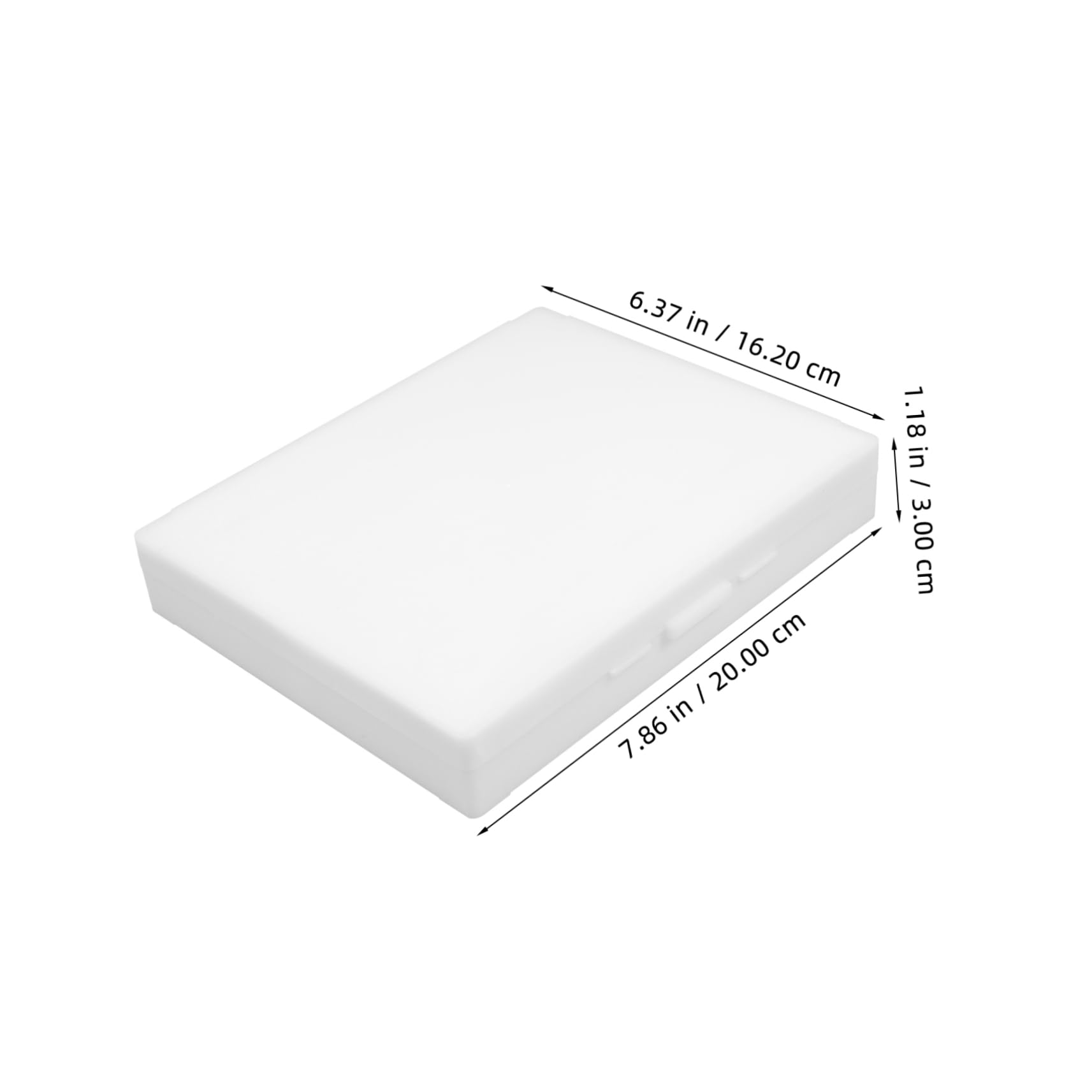 OUNONA Box Pathology Slide Box Microscopic Section Compound Microscope Laboratory Supplies Microscope Slides Microscope Slide Dryer Microscope Coverslips Microscope Lsides Plastic White