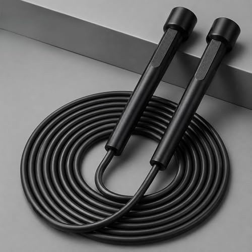 Corda de Pular Fitness Ajustável de 2.80m para Exercícios: Cardio Crossfit Academia Treino em casa