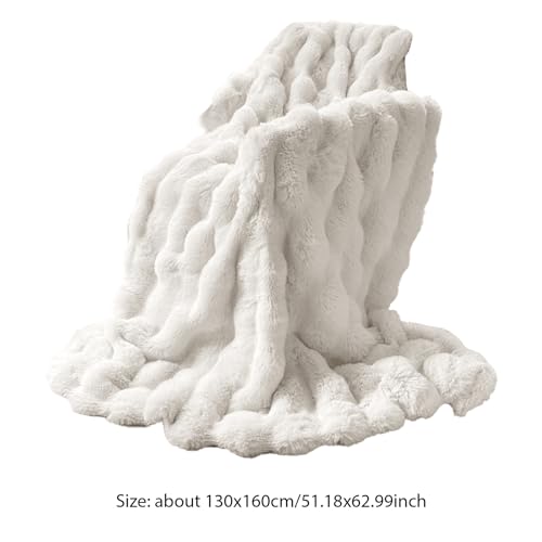 Couverture thermique en polyester épais blanc de qualité supérieure pour lit et sofa - 8