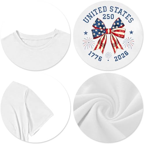 Image of CAZYCHILD Kids 250 Anniversary USA Shirts 250 Year American Flag Tshirt Boys and Girls Happy 250th Tee 4th of July Tops