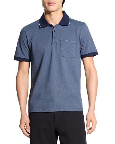 Theory Men's Polo Rb Pk in Birdseye