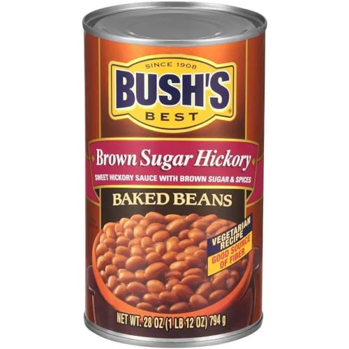 Bush's Brown Sugar Hickory Baked Beans, Canned Beans, 28 oz Cans(Pack of 3) image 2