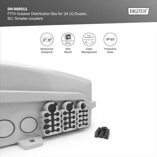 Assmann Electronic DN-968911 Sc 1 Pezzo, Colore Grigio Adattatore Di Fibra Ottica - 6