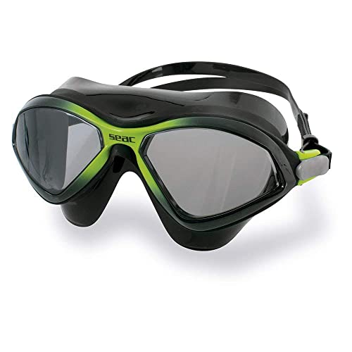 SEAC Diablo, Mascherina da Nuoto Anti appannante in Silicone per Piscina e acque Aperte