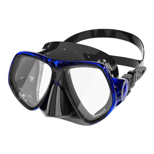 Snorkel para adultos sin empañamiento con gafas de buceo de ajuste cómodo