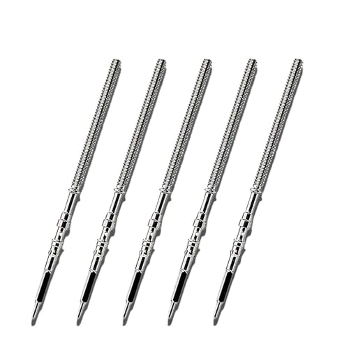 LOCKLGFMCZ Kit de 5 o 2 piezas corona y vástago acero for relojes for Seiko NH34, NH35, NH36, NH38 NH39 Herramientas para la reparación de relojes(5PCS)