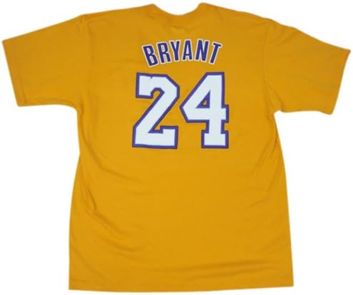 Amazon Co Jp コービー ブライアント 24ロサンゼルス レイカーズネームナンバーｔシャツ イエロー ファッション