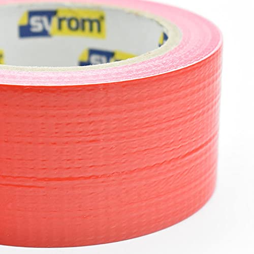 Takestop® Nastro Americano Rosso TELATO Resistente...