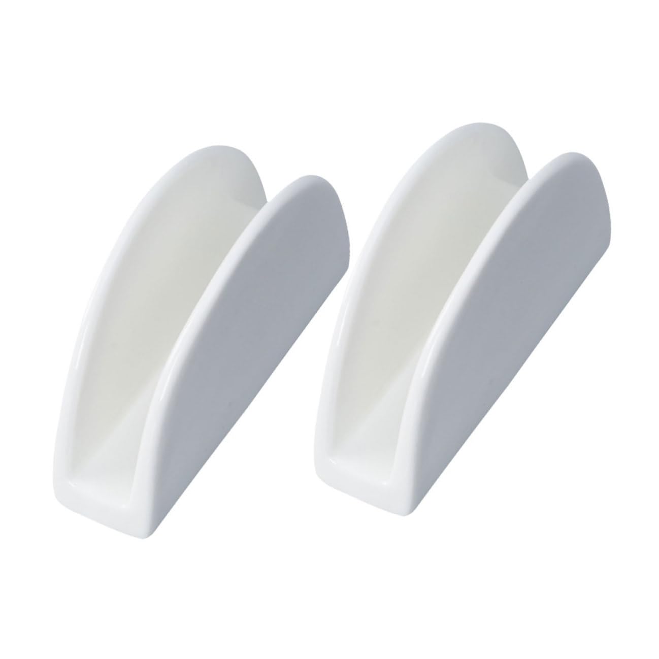 VICASKY 2pezzi Porta Tovaglioli in Ceramica Da Tavolo Organizzator Tovaglioli Per Cucina Cena Feste e Uso Quotidiano Resistente
