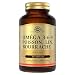 Solgar Omega 3-6-9 - Cardiovasculaire - Acides Gras - Poisson, Lin, Bourrache - Complément Alimentaire - Flacon de 60 capsules