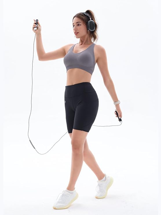 Image of FITTIN Sports Bras for Women Padded: Adjustable Straps Cross Back Seamless Bras Pack for Workout Yoga Jogger Bodybuilder
