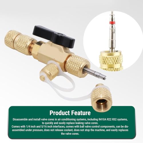 Hilitand herramienta para remover núcleos de válvula SAE 1/4 y 5/16 miniatura 2