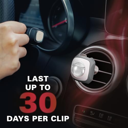 Image of Air Jungles Sweet Popcorn Scent Car Air Freshener Vent Clip 6 Ct | Long Lasting Up To 180 Days Car Refresher, Auto Interior Odor Eliminator Fragrance Oil Perfume Accessory, 4ml Each