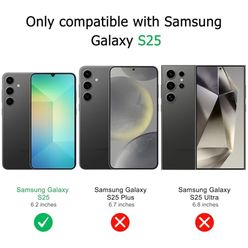 Wanme Funda para Samsung Galaxy S25 5G, Carcasas Silicona Premium, Protección Completa Lente Cámara, Fundas Protectora Resistente Arañazos y Caídas para Samsung Galaxy S25 5G, Azul Marino - imagen 6