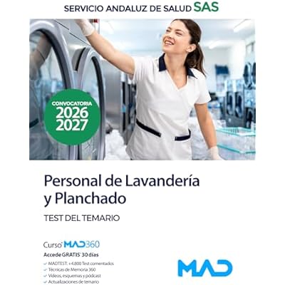 Personal de Lavander&iacute;a y Planchado del Servicio Andaluz de Salud. Test del temario