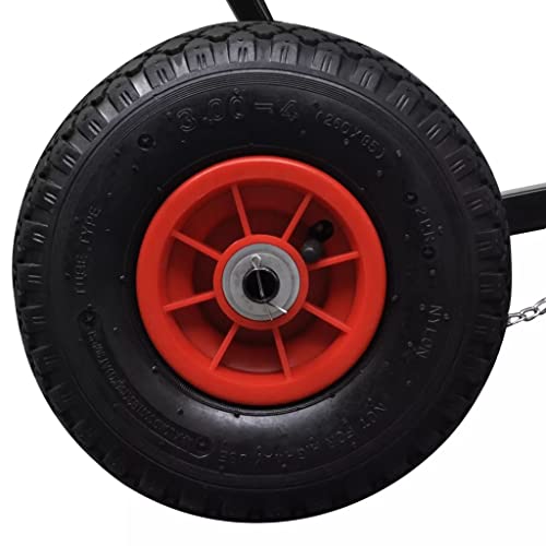 vidaXL Sneeuwschep met Wielen Sneeuwruimer Sneeuw Schep Sneeuwschuiver Ruimer - Image 5