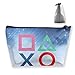 Produktbild Reise-Make-up-Tasche Playstation Joypad Make-up-Tasche Toilettenartikel Aufbewahrungskupplung Organizer mit Reißverschluss für Frauen & Männer