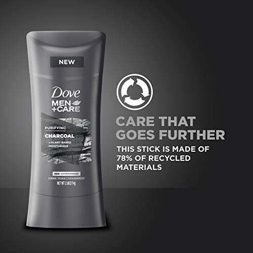 Dove Men + Care Antiperspirant Deodorant Charcoal Natural Inspired Deodorant For Men, 2.6 Ounce (Pack Of 4) #TOP5