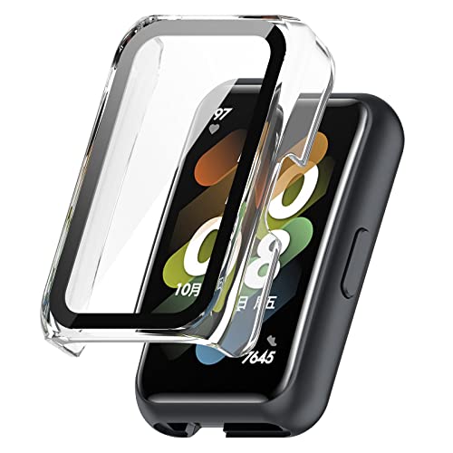 KUTEWEU Orologio Custodia Compatibile con Huawei Watch Fit Mini, PC Custodia Rigida Protezione completa Anti-Graffio Cover Shell Case per Huawei Watch Fit Mini Smartwatch Accessori (Clear)