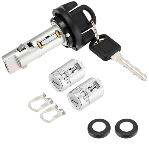 Otoolling Ignition Switch Lock Cylinder and Door Lock Cylinder Set