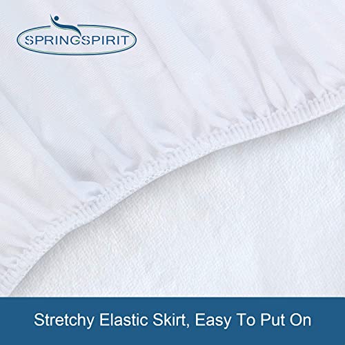 2 Pack Queen Mattress Protector Waterproof Mattress Topper Pad Cover Fitted Sheets up -18'' Premium Terry Absorbent & Skin Friendly Machine Wash Highly Protection Mattress Protector Queen Size