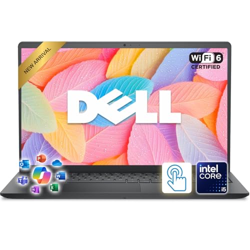 Image of Dell Inspiron 15.6 inch FHD Touchscreen Laptop | 13th Gen Intel Core i5 | 12GB DDR4 RAM | 512GB PCIe SSD | AI-Enhanced Windows 11 | WI-FI 6 | Long Battery Life for Business