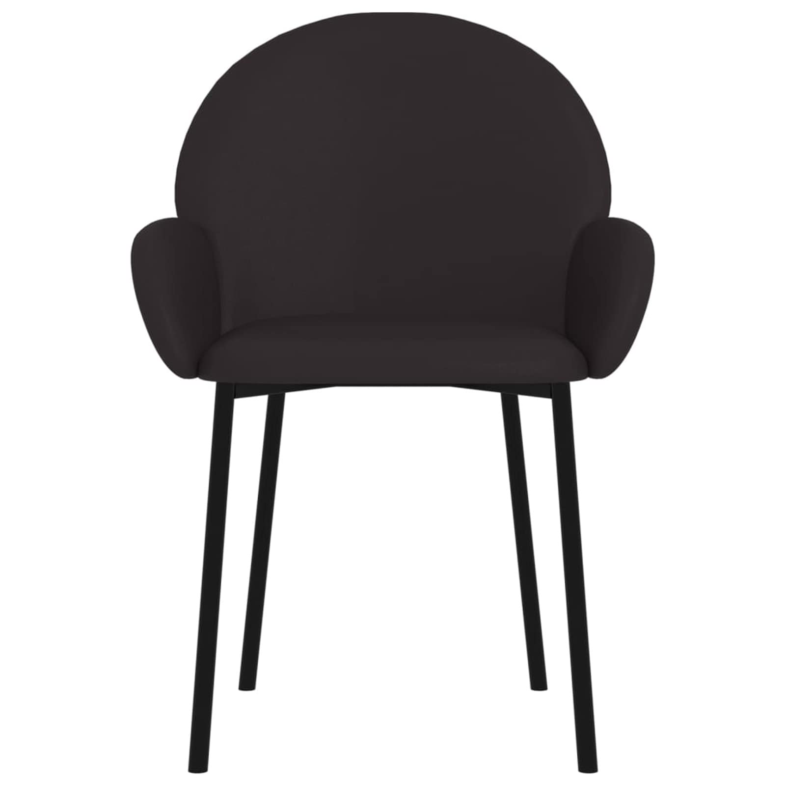 ZEYUAN Sillas de Comedor 2 Unidades Cuero sintético Negro, Sillas Cocina, Sillas Nordicas, Silla Salon, Sillas Sala De Espera, Mueble Salon - 344761