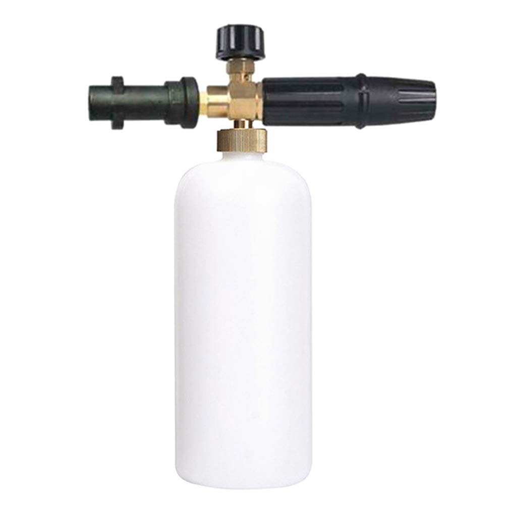 Tjackson Adjustable Foam Lance Soap Dispenser,Bottle for Karcher K2-K7 Washer Cannon Jet ，High pressure car wash foam pot