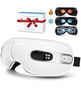 BOQUBOO Eye Massager with Heat and Cooling for Migraines, Dry Eyes, Puffy Eyes and Eyestrain - He...