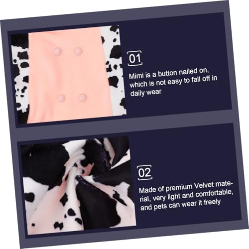 Disfraz para Perro con Estampado de Vaca COLLBATH Talla M miniatura 6