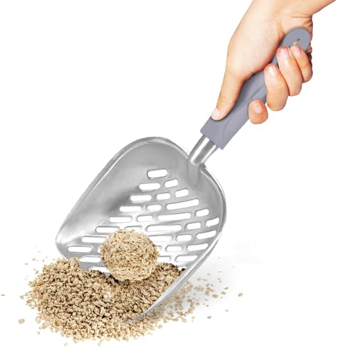 SunGrow Cat Litter Scoop, Life Transforming Cat Scooper, Reduces Hand Fatigue, Saves Clear Litter...