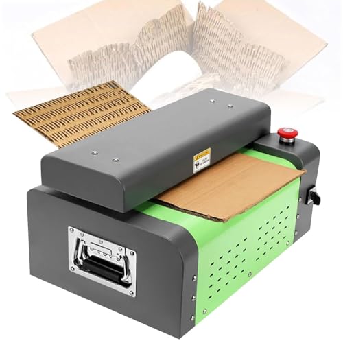 levigationlu Máquina Cortadora De Cartón Corrugado En Forma De Panal, 3m/Min, Transforma El Cartón En Material De Embalaje, Ancho De Corte De 325mm, Máquina Cortadora Expandible