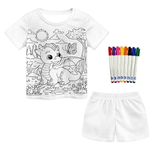 Ensemble de pyjama 2 pièces pour filles vêtement nuit ado 3-16 ans poche