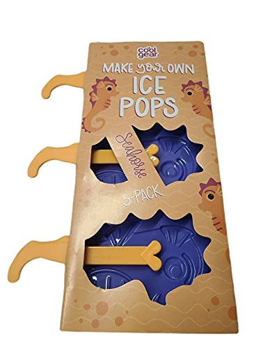 Cool Gear - Make Your Own Ice Pops - Popsicle Molds (Seahorse), Purple