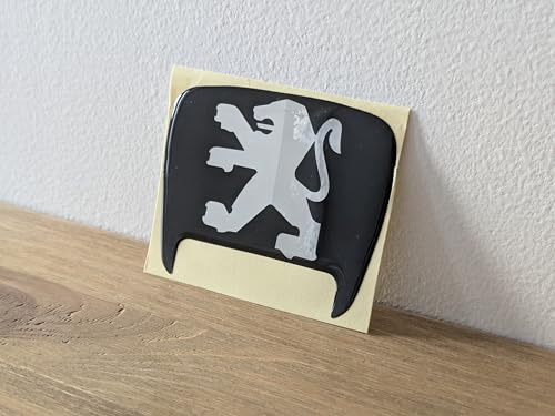 Logo Chrome Emblème Badge Sticker Autocollant Adhésif Compatible avec Coffre Peugeot 306