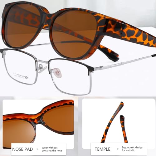 Filterseed Sunglasses Women, Belladora Fit Over Polarized UV400 Protection Trendy Round Cat-eye Sunglasses3