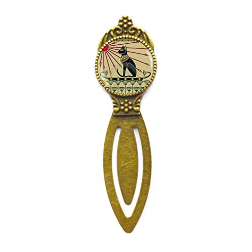 Egyptian Cat Jewelry, Art cat Jewelry,Bastet Bookmarker, Egyptian Cat Bookmarker, Egypt Bookmark, Cat Jewelry, Black cat Bookmark,M140